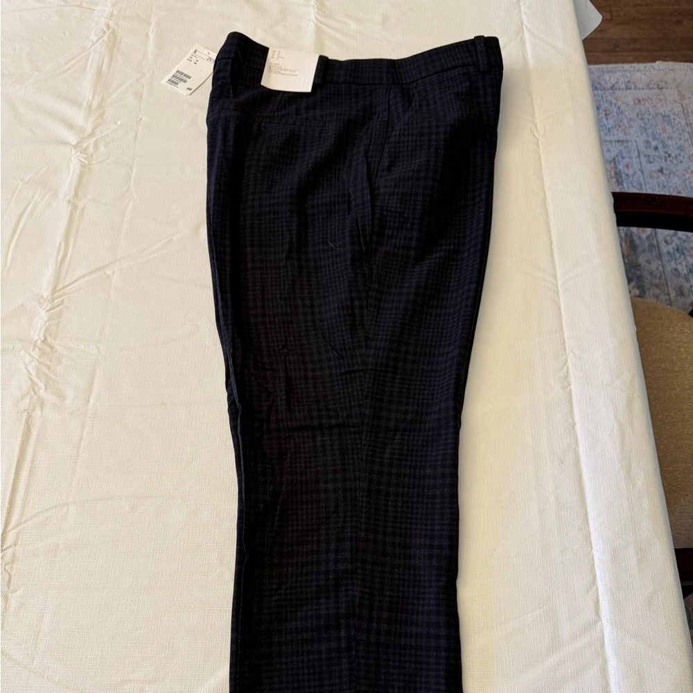 Black Checkered Pants